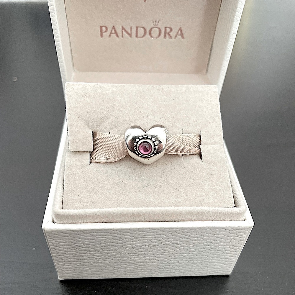 Pandora treasured heart charm
